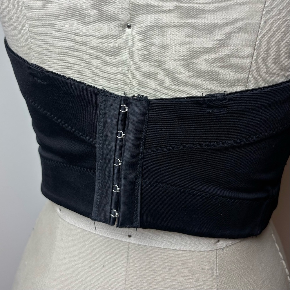 Vintage Retro Black Studded Bustier - Picture 3 of 9